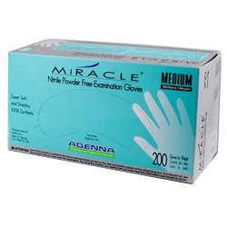 ADENNA® NITRILE MIRACLE X-SMALL GLOVES 200PK