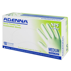 ADENNA® NITRILE NPF MEDIUM GLOVES 100PK