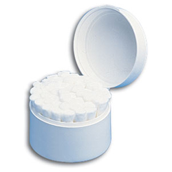 COTTON ROLL HOLDER, WHITE