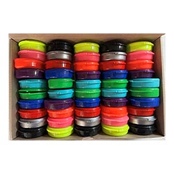 RETAINER CASES ASSORTED COLORS 50PK